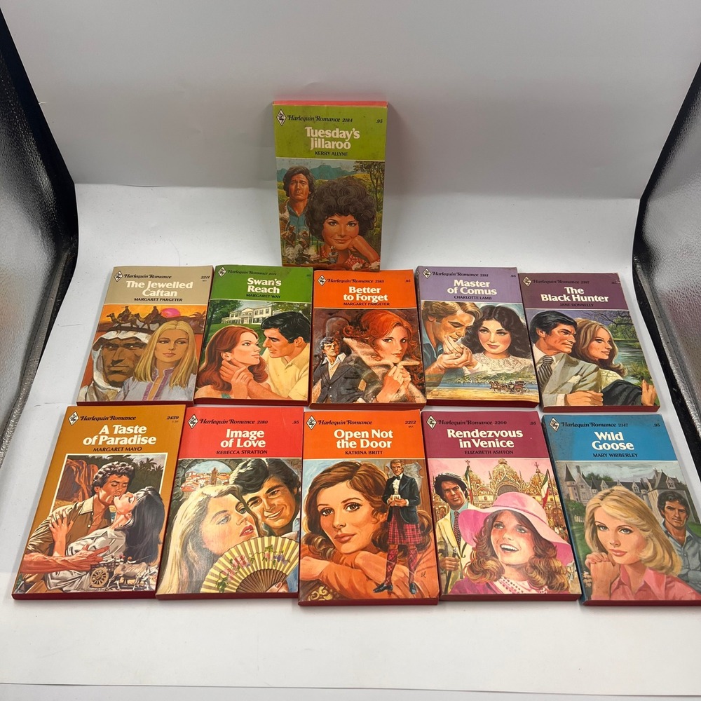 Vtg Harlequin Romance Paperback Lot 22 Books Pargeter Stratton Lamb 1970s 80s - Picture 10 of 13